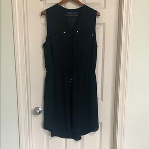Apt. 9 Black Sleeveless V-Neck Midi Sundress